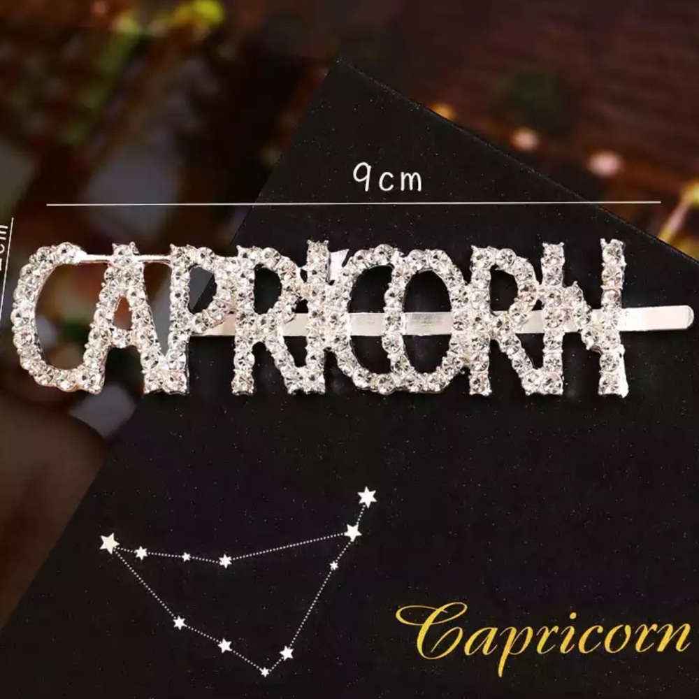 Astrology Bling Hair Clip